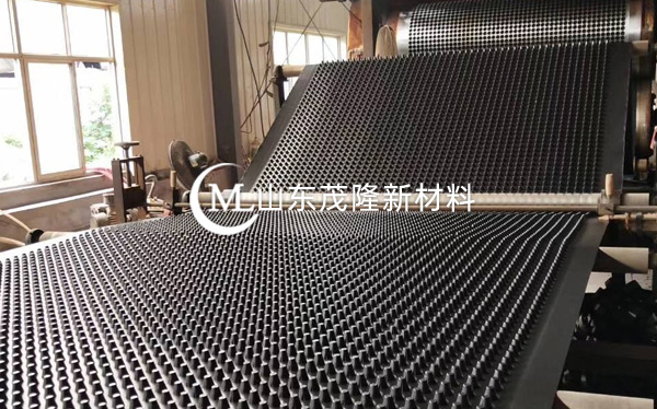 《网盛项目》无纺土工布、凹凸排水板施工